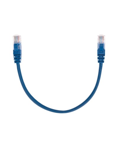 Патч-корд U/UTP, CAT 5e, RJ45-RJ45, 26AWG, LSZH, синий, 0,3м REXANT 02-0104-03 в Орле Патчкорды (медные) Pintop.ru