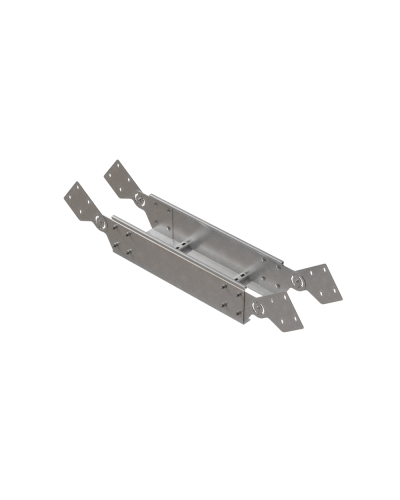 Вертикальный шарнирный угол 150х500х1,2 мм HD85 N КМ-профиль (LSHL150-500-1.2 HD85 N) в Орле Аксессуары для лотков Pintop.ru