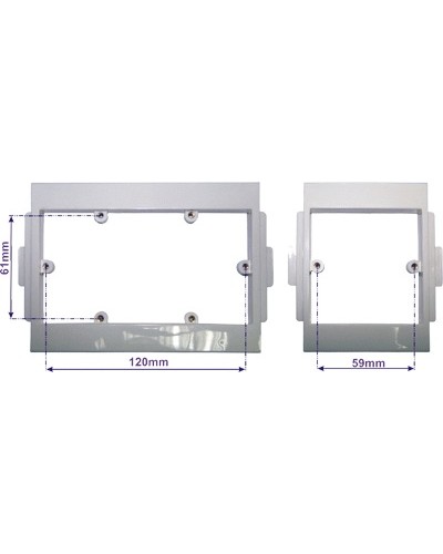 Суппорт пластиковый 45x90, под винт TWT TWT-CT100-F45X90 в Орле Аксессуары для кабель-канала Pintop.ru