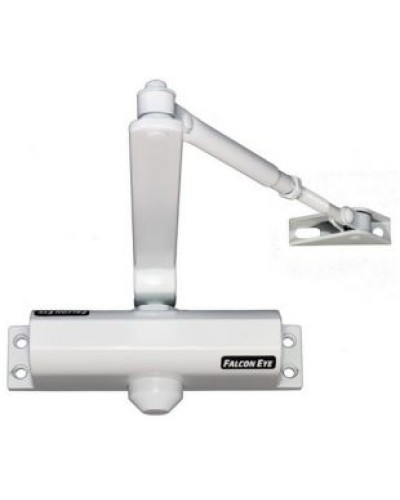 Доводчик дверной Falcon Eye FE-B3W (белый) в Орле Доводчики Pintop.ru