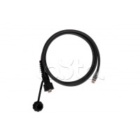 Индустриальный коммутационный шнур NIKOMAX F/UTP 4 пары, переходной, Кат.6 (Класс E), 250МГц, RJ45/8P8C(IP67)-RJ45/8P8C, T568B, многожильный, BC (чистая медь), 26AWG (7х0,160мм), с защитной крышкой, PUR, черный, 2м NIKOMAX (NMC-PC4SE55B-020-IS-TR-BK)