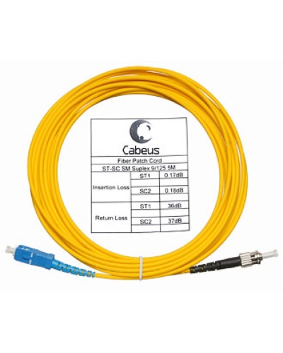 Шнур оптический simplex LC-SC 9/125 sm 1,5 м LSZH Cabeus FOP(s)-9-LC-SC-1,5m в Орле Патч-корды оптические Pintop.ru