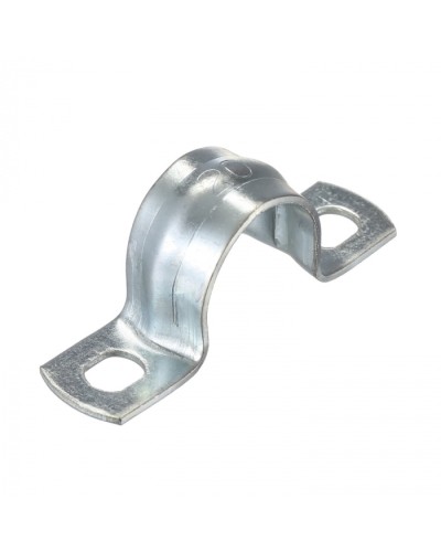 Скоба оцинк. с двумя отверстиями, для трубы D20мм (5шт) Экопласт (43620-5) - Скоба оцинкованная с двумя отверстиями, для трубы D20мм (5шт) Экопласт в Орле Держатели, клипсы, скобы Pintop.ru