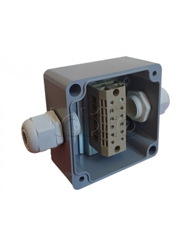 Коробка пылевлагонепроницаемая клеммная G366 А К 10 мм2 АЯКС IP66/IP65, 82x80x55 Магнито-контакт в Орле Распределительные коробки Pintop.ru