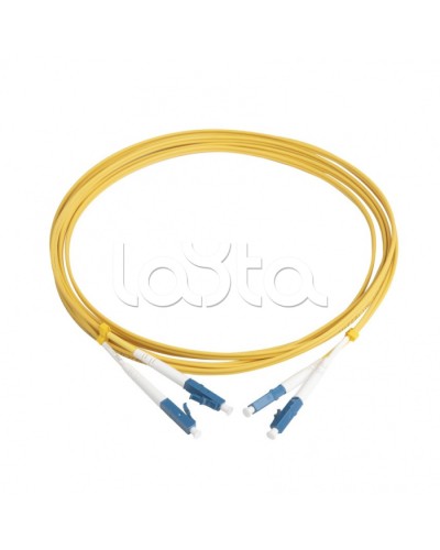 Патч-корд волоконно-оптический Hyperline FC-D2-9-LC/UR-LC/UR-H-3M-LSZH-YL в Орле Патч-корды оптические Pintop.ru