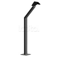 Стойка кнопки выхода Аякс наклонная исп.00 (на асфальт), черная Магнито-контакт