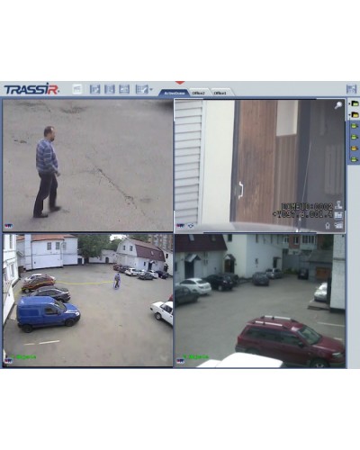 Дополнительный обзорный канал для системы управления поворотными камерами в ручном и автоматическом режиме TRASSIR ActiveDome Fix в Орле Системы видеонаблюдения Pintop.ru