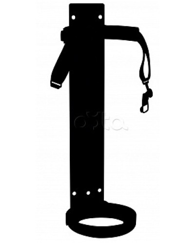 Кронштейн ПОЖТЕХНИКА КТР-ОУ-5 (d140-145) (на 1 ремне) в Орле Аксессуары для огнетушителей Pintop.ru