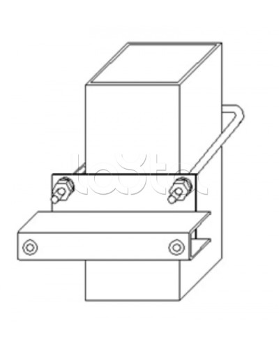 Узел крепления блоков подключения и управления БД-НР, БМ-НР, БУПР извещателей Омега-микродизайн УЗК-КС 80 в Орле Кронштейны и планки для извещателей Pintop.ru