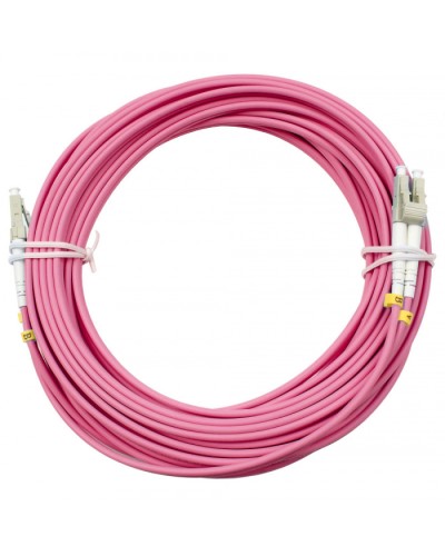 Шнур оптический duplex LC-LC 50/125 mm OM4 15м LSZH Cabeus FOP-50-OM4-LC-LC-15m в Орле Патч-корды оптические Pintop.ru