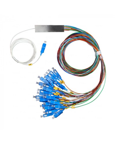 Разветвитель планарный 1х2 оконцованный SC/UPC 9/125 вывод 1,5м буфер 0.9мм 1260/1650 Cabeus (FCT-PLC-1/2-9-SC/U-1.5-0.9) в Орле Оптические разветвители (сплиттеры) Pintop.ru