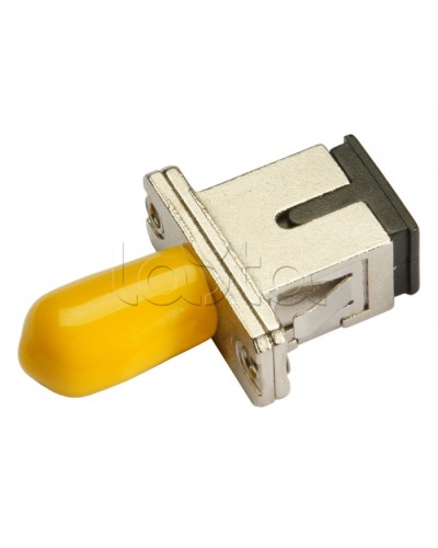 Соединитель проходной ST-SC, SM(для одномодового кабеля), simplex Cabeus ST-SC-SM в Орле Проходные адаптеры и розетки оптические Pintop.ru