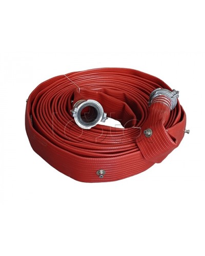 Магнито-Контакт Рукав пожарный перфорированный с дюзами РПМ(Д)-80-1,6-ИМ-УХЛ1 с головками ГР-80 ал, для создания водяных завес в Орле Пожарные рукава Pintop.ru