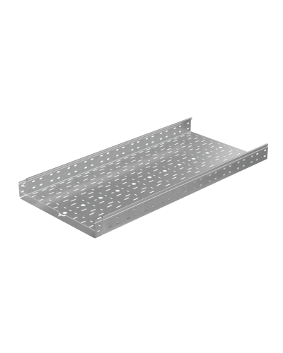 Лоток перфорированный 80х500х1,2 L6000 мм Быстрый монтаж ПЛЮС КМ-профиль (LPplus80-500-1.2-6000) в Орле Кабельные лотки Pintop.ru