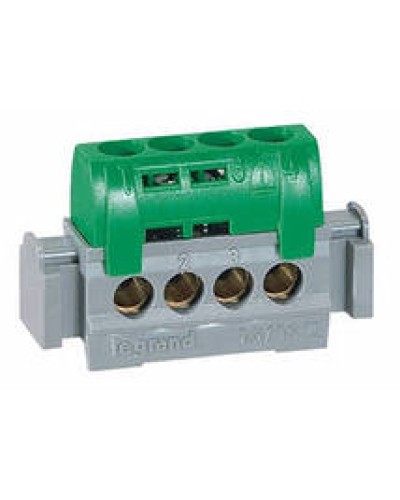 Клеммник зеленый 4х1.5-16 мм2 LEGRAND 004830 в Орле Клеммные колодки Pintop.ru