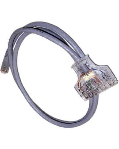 Патч-корд 110 тип - RJ45, 4 пары, UTP, категория 6, 1.5 м LANMASTER LAN-45-P4-1.5/6 в Орле Патч-корды и пигтейлы Pintop.ru