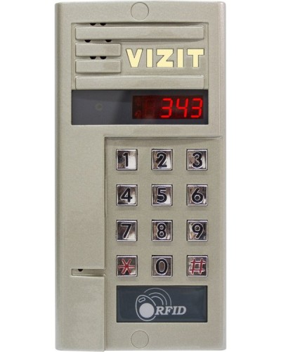 Блок вызова Vizit БВД-343FCPW в Орле Блоки вызова многоабонентные Pintop.ru