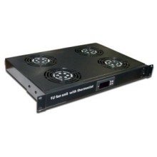 Блок 3-х вентиляторов 19", с подшипниками, с термостатом, 1U TWT TWT-CBB-FANB3-RACK-T