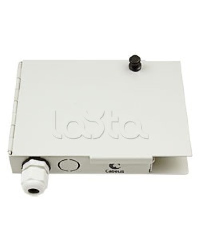 Бокс оптический настенный 19 на 4 SC/LC порта Cabeus JJT-4-SC в Орле Кросс оптический Pintop.ru