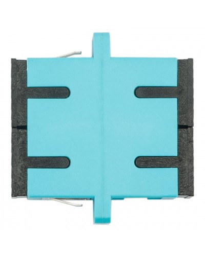 Адаптер оптический проходной SC-SC, OM3, дуплекс (duplex), бирюзовый Datarex DR-541023 в Орле Коммутационные изделия Pintop.ru