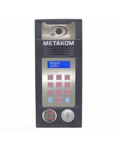 Многоабонентый антивандальный блок вызова со встроенной гибридной видеокамерой Метаком MК2018-MFCGVH в Орле Блоки вызова многоабонентные Pintop.ru