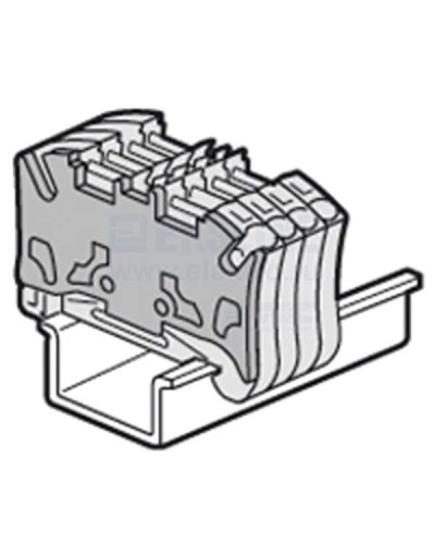 Торцевая крышка Viking 3 для пружинных клемм с шагом 5 мм двухъярусных Legrand 037589 в Орле Клеммные колодки Pintop.ru