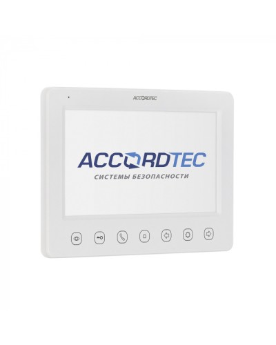 Монитор видеодомофон AccordTec AT-VD 751C/M/SD WH в Орле Абонентские IP устройства Pintop.ru