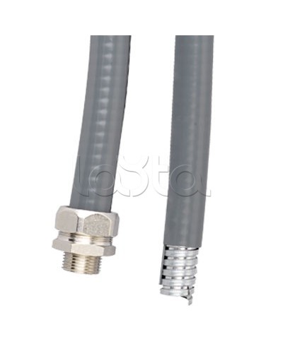 Металлорукав DN 26мм в ПВХ изоляции в оплетке из оцинкованной стали Dнар 31,5, 25 м DKC (6071T-032) в Орле Металлорукав Pintop.ru