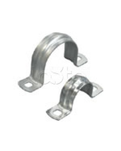 Скоба оцинкованная с двумя отверстиями для трубы D50мм, м.о.8,5-6,0мм (1уп=50шт) Экопласт (43650P-50) в Орле Держатели, клипсы, скобы Pintop.ru