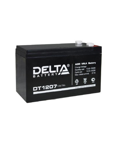 Аккумулятор свинцово-кислотный Delta DT 1207 в Орле Электротехническое оборудование Pintop.ru