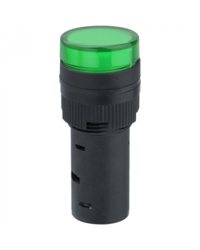 Лампа индикаторная Navigator 82 803 NBI-I-AD16-230-G зеленая d16мм 230В AC/DC в Орле Источники света(Лампы) Pintop.ru