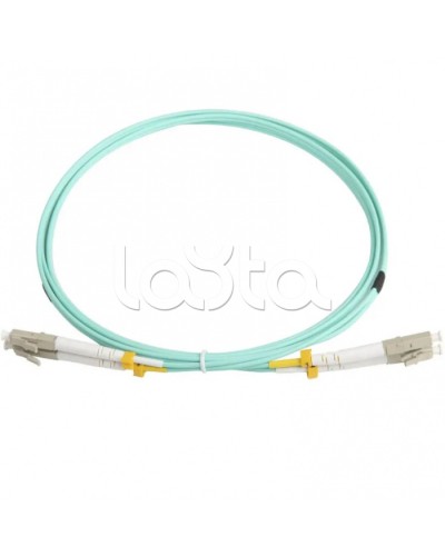 Патч-корд волоконно-оптический MM 50/125(OM3), LC-LC, duplex, LSZH, 2 м Hyperline FC-D2-503-LC/PR-LC/PR-H-2M-LSZH-AQ (FC-503-LC-LC-10G-2M) в Орле Патч-корды оптические Pintop.ru