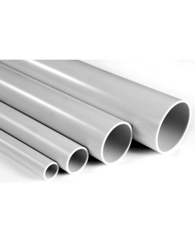 Труба гладкая ПВХ жесткая легкая диам 20, огнестойкость E60-E90, цвет серый (3м) Экопласт 30020-E90 в Орле Труба (ОКЛ) Экопласт Pintop.ru