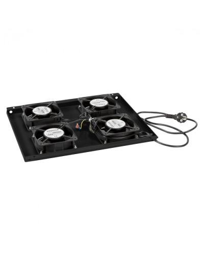 Панель вентиляционная с 4 вентиляторами Cabeus TRAY-60-BK в Орле Вентиляторные модули Pintop.ru