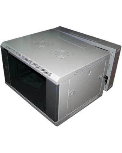 Шкаф настенный серии Pro, 3-секционный, 6U 600x600, металлическая дверь TWT-CBW3M-6U-6x6-GY в Орле Аксессуары для стоек и шкафов Pintop.ru
