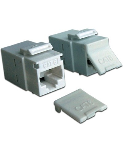 Повторитель портов RJ-45, неэкранированный, кат.6, формата Keystone, белый LANMASTER LAN-KCP45U6-WH в Орле Проходные адаптеры Pintop.ru