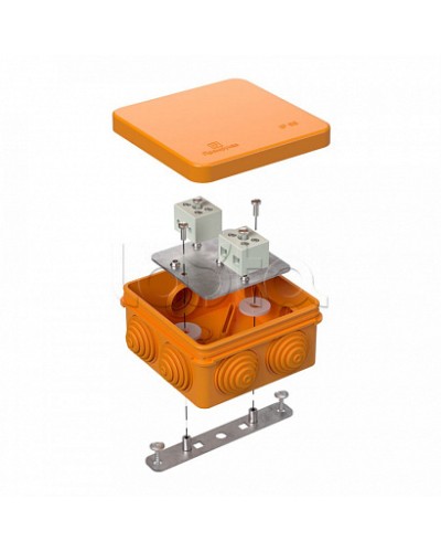 Коробка огнестойкая для о/п 40-0210-FR6.0-4 Е15-Е120 80х80х40 Промрукав в Орле Огнестойкие кабельные линии Pintop.ru