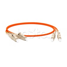 Патч-корд волоконно-оптический Hyperline FC-D2-62-LC/PR-LC/PR-H-5M-LSZH-OR