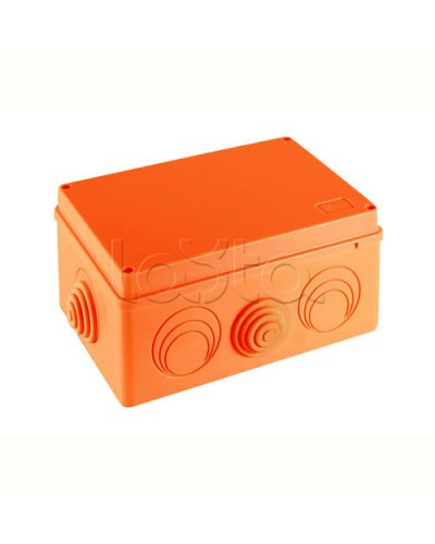 JBS210 Коробка огн. E110, о/п 210х150х100мм, без галогена,8 вых., IP55, 10P, (1,5-10 мм2), цвет оранж. Экопласт (43376HF) в Орле Коробки (ОКЛ) Экопласт Pintop.ru