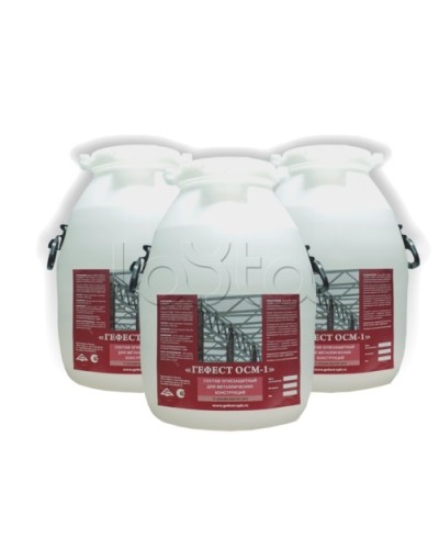 Cостав огнезащитный для металлических конструкций Гефест ОСМ-1 в Орле Огнезащитные краски Pintop.ru