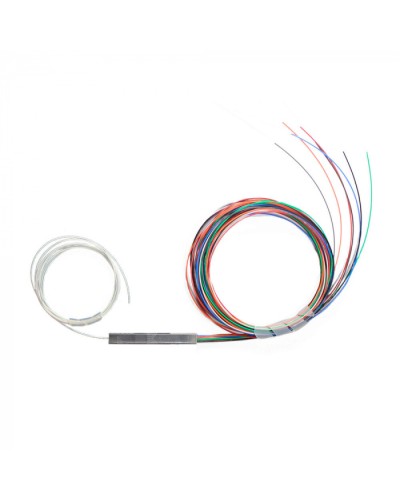 Разветвитель план 1х32 не окон 9/125 вывод 1.5м буфер 0.9 мм 1260/1650 Cabeus (FCT-PLC-1/32-9-1.5-0.9) в Орле Оптические разветвители (сплиттеры) Pintop.ru