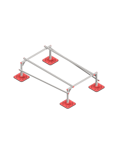 Опорная конструкция для установки оборудования TECHNORAPTOR FOOT 1200х2000 тип 1 HD КМ-профиль (KM-TR-F-SSEI-1200-2000-1 HD) в Орле Системы видеонаблюдения Pintop.ru