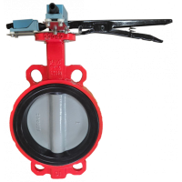 Затвор дисковый межфланцевый Зт65/1.6-УФ.УХЛ4-&quot;Аква-Гефест&quot; с рукояткой