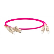 Патч-корд волоконно-оптический Hyperline FC-D2-504-FC/PR-ST/PR-H-15M-LSZH-MG