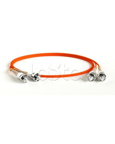 Патч-корд волоконно-оптический Hyperline FC-D2-50-ST/PR-ST/PR-H-1M-LSZH-OR в Орле Патч-корды оптические Pintop.ru