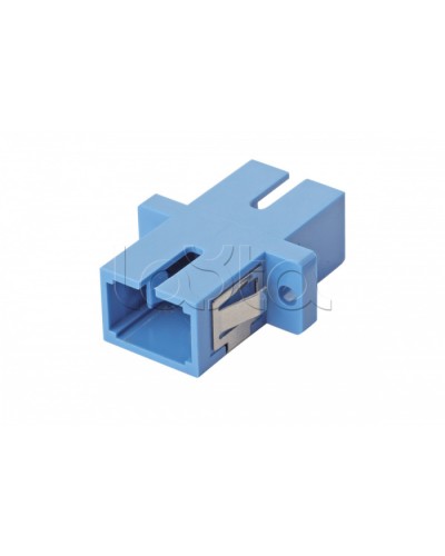 Оптический адаптер OS2, симплекс SC, с фланцами, синий Eurolan (36A-S2-SC-02BU) в Орле Проходные адаптеры и розетки оптические Pintop.ru