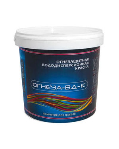 Краска огнезащитная водно-дисперсионнаявспучивающаясядля кабелей Огнеза марки«ОГНЕЗА-ВД-К» , ведро 25 кг., цвет белый в Орле Огнезащитные краски Pintop.ru