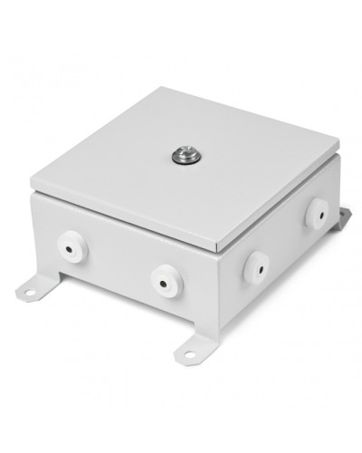 Коробка монтажная огнестойкая металлическая герметичная КМОМГ (4к х 2,5мм) 100х100х60 IP 54 (3 ввода) ПожТехКабель (076-401) в Орле Распределительные коробки Pintop.ru