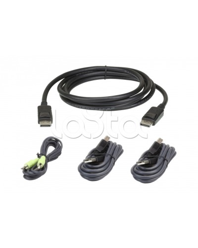 Комплект кабелей USB, DisplayPort для защищенного KVM-переключателя (1.8м)ATEN 2L-7D02UDPX4 в Орле Видеоусилители, Модуляторы, Делители Pintop.ru