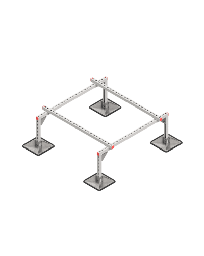 Опорная конструкция для установки оборудования TECHNORAPTOR STEELFOOT 1200х1200 HD КМ-профиль (KM-TR-STF-SSEI-1200-1200 HD) в Орле Системы видеонаблюдения Pintop.ru